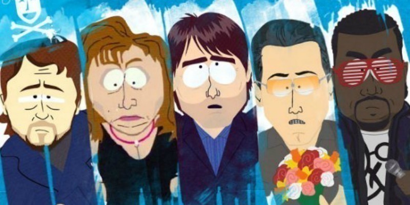 South park mocked celebrities cover